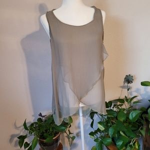 Women's lightweight green size large blouse